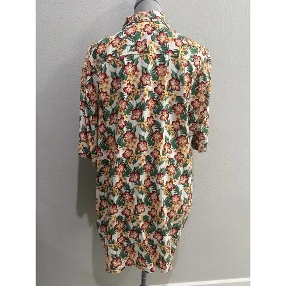 NWT Caribbean Paradise Collection XL Men's Hawaiian Shirt 52" Chest - Picture 3 of 6